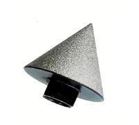 Fraise diamantée à chanfrein Mèche à chanfrein biseauté en diamant, filetage 5/8 - 11, foret à fraise for l'agrandissement des trous de pierre de marbre et de granit, 1 pièce