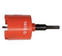 Fraise diamantée à queue avec queue et foret pilote Yato YT-6045; 68 mm