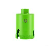 Fraise diamantée brasée sous vide pour filetage M10 conçue pour minimiser les dommages et la chaleur lors du perçage à sec de matériaux durs (40 mm)