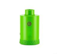 Fraise diamantée brasée sous vide pour filetage M10 conçue pour minimiser les dommages et la chaleur lors du perçage à sec de matériaux durs (35 mm)