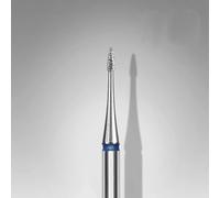 Fraise diamantée Flamme mini FA12B010/3 Diamètre 1,0 mm Moyenne (Bleu)