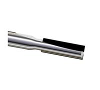 Fraise diamantée PCD droite 1F/2F, 4 mm, 6, 8, 10, 12, graphite, carbure de silicium, aluminium, outils CNC(10x15x10x75 (2F))