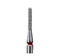 Fraise diamantée STALEKS cylindre arrondi 1.4*8mm, rouge
