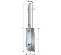 Fraise droite à plaquettes réversibles interchangeables FREUD - Ø16 H50/105 Q12 Z2+1 - F03FA13927 -TG62MD AD3