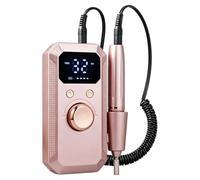 Fraise Électrique Pour Ongles Rechargeable avec écran LED numérique et clip | Machine à Ongles Électrique Pour débutantes, femmes, maison, salon de beauté, cadeau