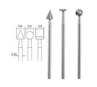 Proxxon – Jeu de 3 fraises fines 2228720 Ø 2,3 mm Micromot