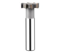 Fraise en bout à fente en T, diamètre de coupe de 40 mm, profondeur de 2 à 16 mm, pointe en carbure, fraise à nez carré for le fraisage de l'acier et de la fonte(Uncoated 40mmx2Hx20Dx100L)