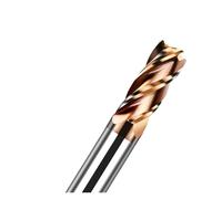 Fraise en bout de carbure HRC55 à 4 cannelures, revêtement alliage, mèche routeur acier au tungstène, outils coupe CNC, tige 1 20mm, pièce(3x3Dx75L)