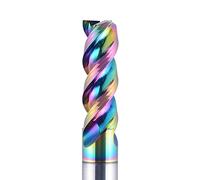 Fraise en bout en alliage de carbure de tungstène à revêtement DLC, fraise en forme de U à 3 cannelures, tête de fraise CNC 1-12 mm for l'aluminium(3.5 x 11mm)