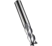 Fraise en bout S814HA DIN 6527L D.10mm L.72mm L.22mm HM AlCrN