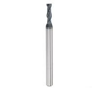 Fraise en carbure de tungstène de 3 mm de diamètre de coupe de 50 mm de longueur, tige de 4 mm pour un retrait efficace des copeaux et des coupes lisses