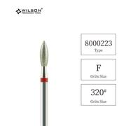 Fraise En Diamant En Forme De Flamme Avec Base En Carbure De Tungst?Ne - Type 1pc 2.7mm F320
