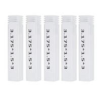 Fraise en spirale 5 pièces, mèche de routeur CNC en acier au tungstène à lame unique, outil de gravure de haute précision avec processus de meulage miroir, 3,175 x 1,5 x 3 mm pour