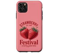 Fraise Festival Est 1968 A Berry Good Time Fruit Coque pour iPhone 11 Pro Max