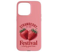 Fraise Festival Est 1968 A Berry Good Time Fruit Coque pour iPhone 15 Pro Max