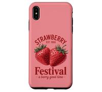 Fraise Festival Est 1968 A Berry Good Time Fruit Coque pour iPhone XS Max