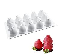 Fraise Forme DIY Cuisson Moule Silicone Fondant Gâteau Au Chocolat Moule Chocolat Moule Moule en Silicone