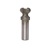Fraise, Fraise à tige de 1/2 pouce, coupe-ongles à deux arcs en carbure de tungstène, moulage de colonne, outils de travail du bois D(3/4")