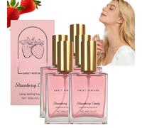 Fraise Fraise Body Milk Mists Spray, Long-Lasting Sweet Fragrances Body Mists, Femmes Body Sprays Fragrances, Parfum de cheveux pour les femmes, Parfum de longue durée pour les corps (5)