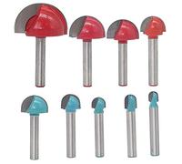 Fraise fraise boîte de noyau routeur peu fond rond tête ronde travail du bois gravure coupe semi-circulaire HYD88-6 mm x 6 mm