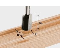 Fraise goulotte HW avec queue de 8mm FESTOOL HW S8 R5 - 490981