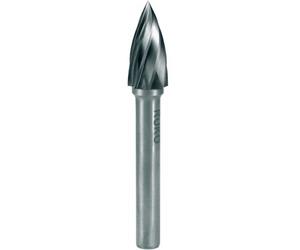 Fraise lime carbure alu conique arrondie - diamètre 10 mm - 116235A RUKO