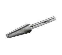 Fraise lime conique ? bout rond 10 x 20 mm coupe moyenne, 20 dents au pouce 6 mm L1020M06 Bahco