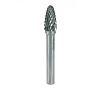 Fraise lime en carbure Forme F ogive bout rond - diamètre 12 mm RUKO