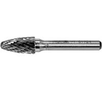 FRAISE LIME ROTATIVE OGIVE TETE RONDE 10 mm EN CARBURE DE TUNGSTENE