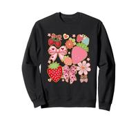 Fraise nœud cœur fleur mignon style kawaii Sweatshirt