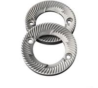 Fraise plate de rechange en acier inoxydable de 64 mm pour Mazzer Jolly DF64 E37J - Disque de meulage expresso précis compatible avec moulin à café Argenté 6,4 cm