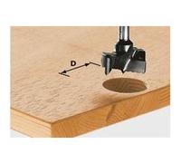Fraise pour ferrures HW avec queue de 8mm FESTOOL HW S8 D15 - 491070