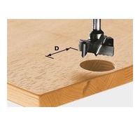 Fraise pour ferrures HW avec queue de 8mm FESTOOL HW S8 D20 - 491072 G