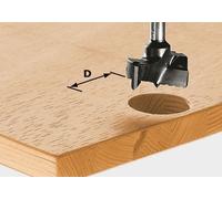 Foret à raccord Festool HW S8 D30 (491075) pour OF 900, OF 1000, OF 1010, OF 1010 R, OF 1400, OF 2000, OF 2200