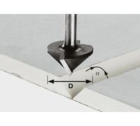 Fraise pour plaques de plâtre HW avec queue de 8mm HW S8 D32/90°