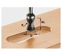 Festool Fraise pour poignée moulurée HW S8 R16/NL32