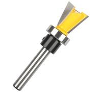 Fraise queue d'aronde avec roulement, queue 1/4 pouce pour travail du bois, largeur de tête 0,6 in / 15,9 mm, fraise en carbure pour assemblages bois précis