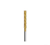Fraise Rotative 6mm Double Rainure Pour Acier(3x3x70) | Plaqué pour titane, dureté accrue, résistance à l'usure, pour idéal pour , finition durable