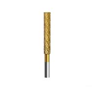 Fraise Rotative 6mm Double Rainure Pour Acier(6x8x80) | Plaqué pour titane, dureté accrue, résistance à l'usure, pour idéal pour , finition durable
