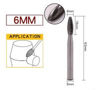 Fraise rotative à double fente pour un traitement rapide et efficace des métaux avec des fonctionnalités conviviales (6 mm)