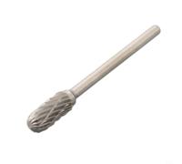 Fraise rotative en carbure de tungstène 3 x 6 mm à double coupe pour métal, bois, pierre, ébavurage, polissage, gravure, fabrication de bijoux, modélisme, outil d'ingénierie (B)