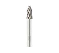 Fraise Rotative HM Tige Cylindrique Forme Arc à Nez Arrondi - Aluminium D. 16 x Lt. 75 x Lu. 30 x Q. 8 mm - Diamwood