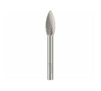 Fraise Rotative HM Tige Cylindrique Forme Flamme Croisée - Diamant D. 8 x Lt. 65 x Lu. 20 x Q. 6 mm - Diamwood