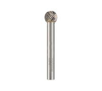 Fraise Rotative HM Tige Cylindrique Forme Sphérique - Fontes, Aciers D. 16 x Lt. 59 x Lu. 14 x Q. 6 mm - Diamwood