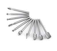 Fraise Rotative pour Menuiserie sur Bois 1/8" 10 Pièces