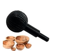 Fraise Rotative Sphérique - Meule Sculpture Bois Disque À Pointes Angle Ciseau | Acier Carbone Ponceuse Rabot Lime | Tête Meulage Rotative Outil Sculpture Gouge Boule Bois Polissage Gravure Filetage M