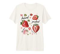 Fraise sélectionnée à la Main avec Verset de la Bible chrétienne T-Shirt Haut de Gamme