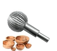 Fraise sphérique pour bois - Râpe rotative en acier au carbone pour sculpture et ponçage | Accessoire pour meuleuse angulaire, outil de menuiserie, sculpture électrique, Pro