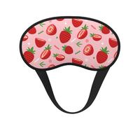 Fraise sur rose,Masques de sommeil occultants, cache-yeux couvrants, masques de sommeil anti-lumière