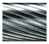 Fraise sur tige de 6 mm, en carbure, forme ogive à bout rond RBF (forme arborescente), denture 3, Forme : RBF 1630, Ø de la tête 16 mm